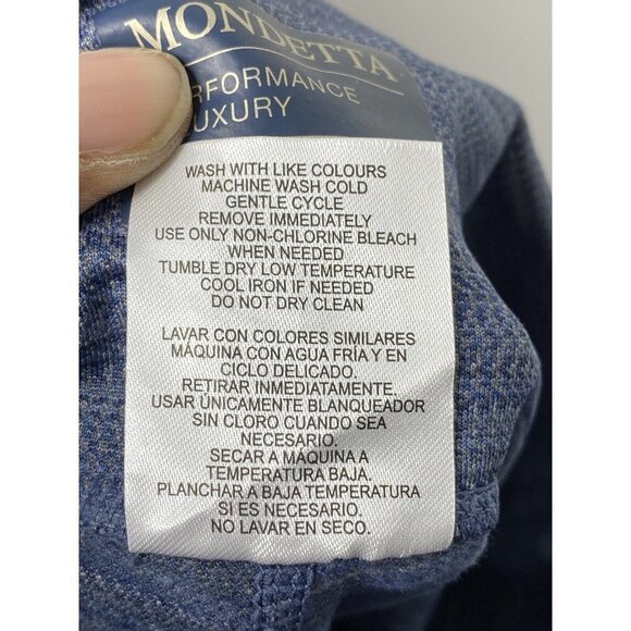 Mondetta Womens Large Blue Performance Luxury High‎ Waisted Full Length Leggings - Picture 8 of 10